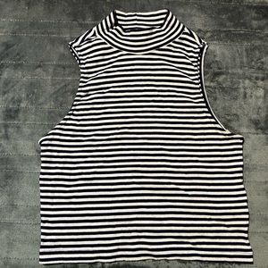 H&M divided stripped tank top